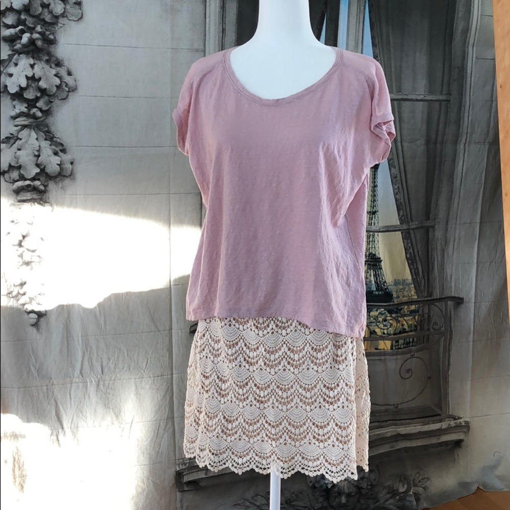 Eileen Fisher Organic Linen Delave Box -Top Sz S
